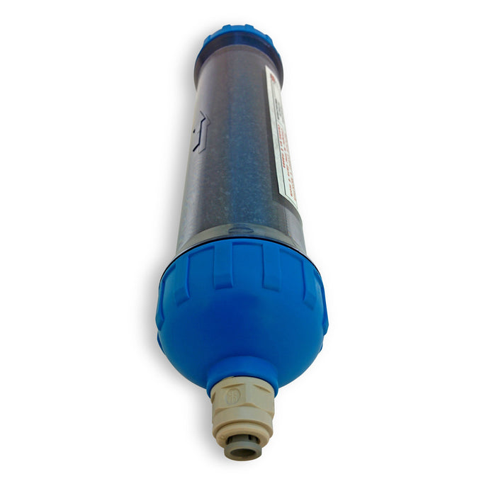 Inline Water Filter with Push Fit Connectors