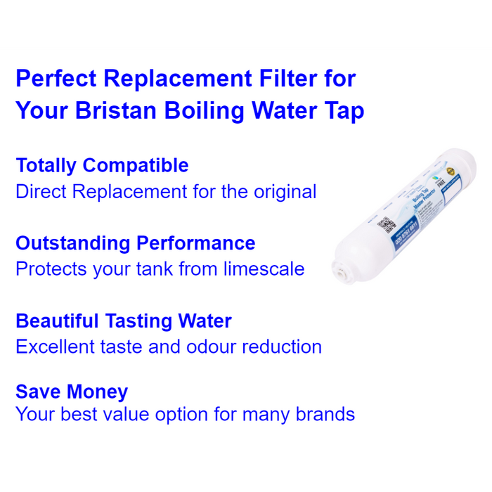 Bristan Boiling Tap Compatible Replacement Water Filter