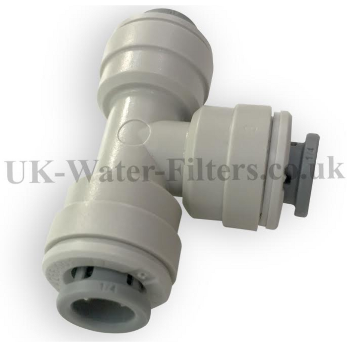 Three way 1/4 quarter inch ie 6.4mm tube connector