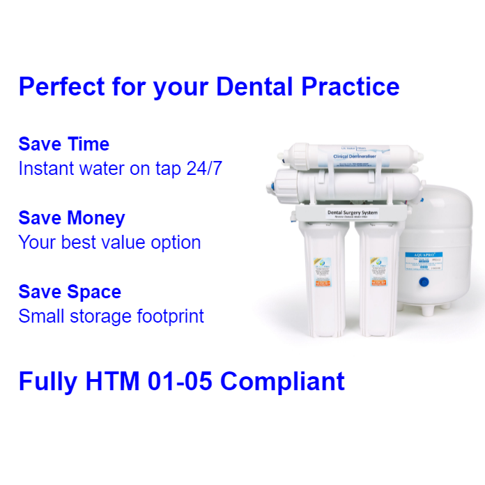 Dental Surgery Reverse Osmosis System with TDS meter