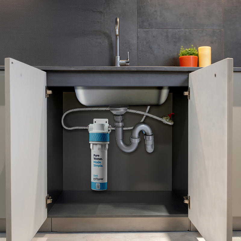 Under Sink Water Filter Complete Starter Kit (Fits Your Existing Tap)
