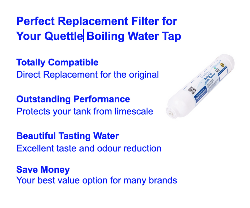Qettle Boiling Water Tap Water Filter Compatible Replacement