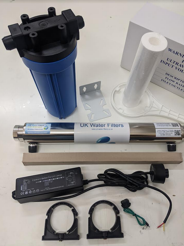 Off Grid 12V Ultra Violet System / 15L Min Flow Rate with Pre-Filter