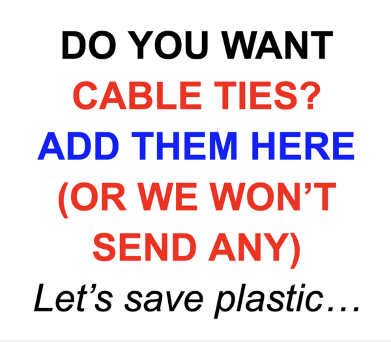 Cable ties - Pair