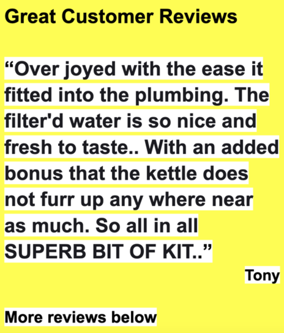 Keep Your Own Tap Water Filter