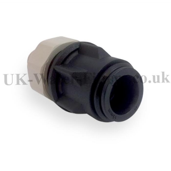 15mm Female to 1/4 inch female John Guest Adapters PM011516E with CI320816FS (ONE PAIR)