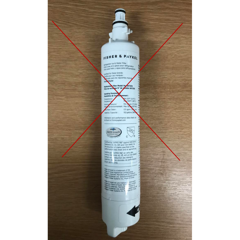 Fisher Paykel 847200 Type Fridge Water Filter Replacement