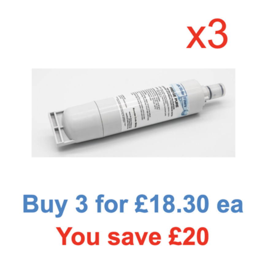 Discount SBS005 Compatible Fridge Filter Three Pack — UK Water Filters