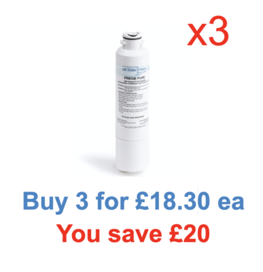 Discount Samsung Fridge Type Filter Three Pack — UK Water Filters