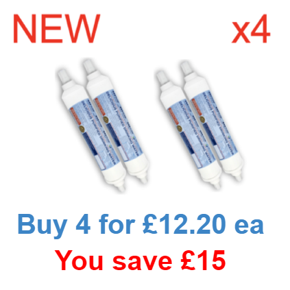 Discount Inline Water Filter Four Pack