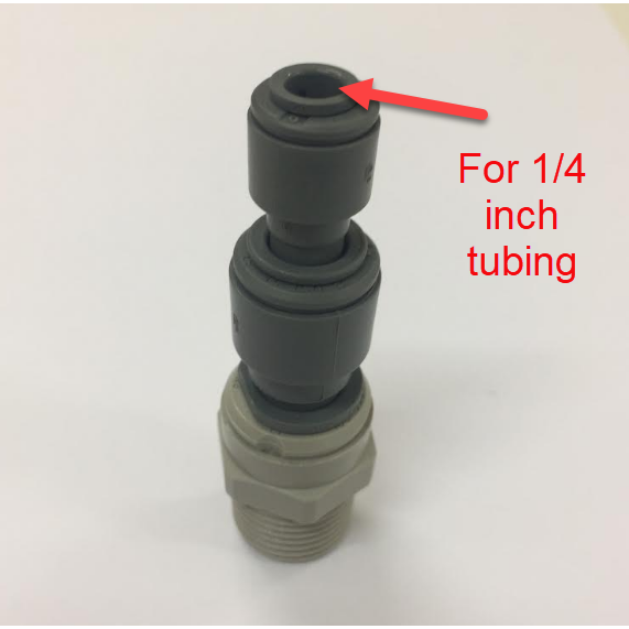 Half Inch Male to 1/4 inch Female Adapter Combination - AD-0.5-Inch