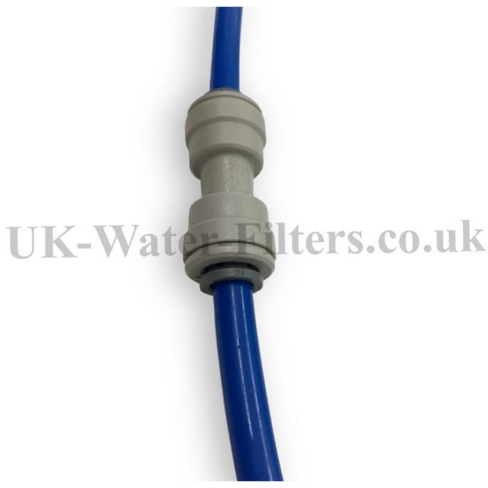 Connection Adapter  for 1/4 inch to 1/4 inch (6.4mm to 6.4mm) pipe / tubing