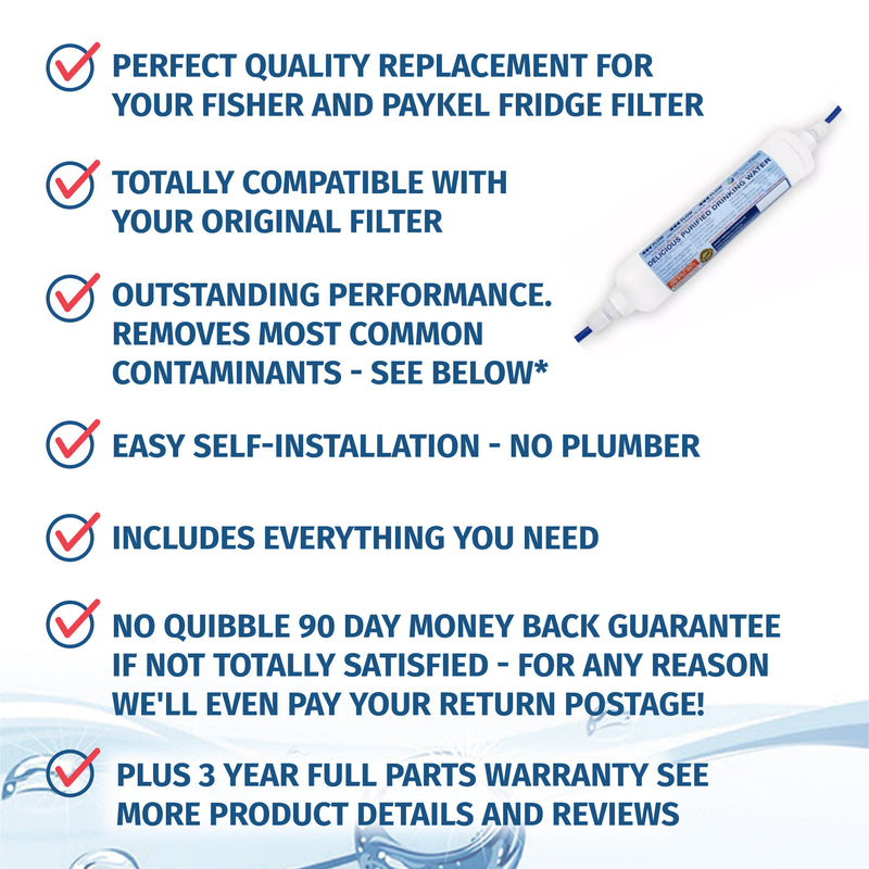 Fisher and Paykel Fridge Replacement Water Filter