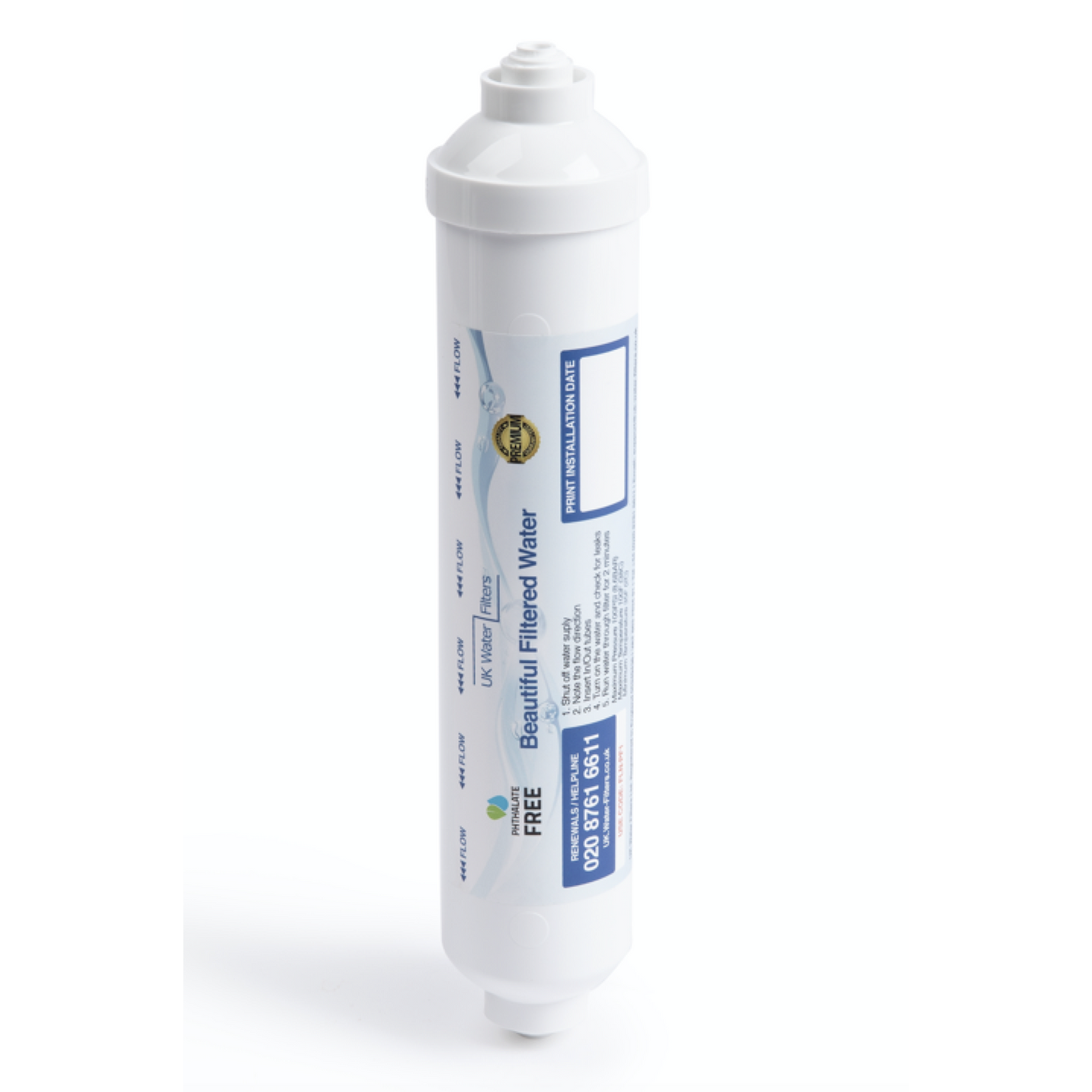 Replacement Inline Water Filter with Push Fit Connectors — UK Water Filters