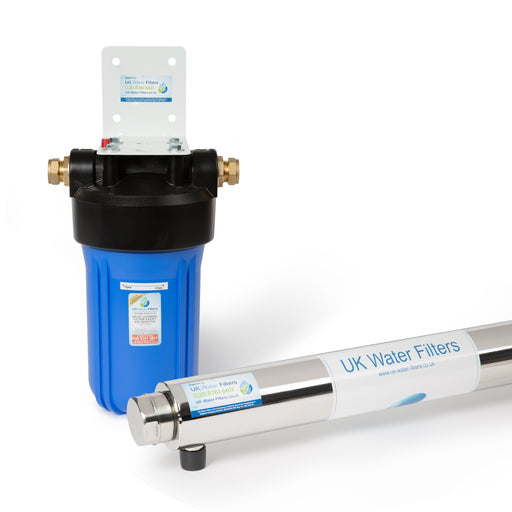 UKWF-UV22L Ultra violet water filter 22 litres per minute for standard size properties