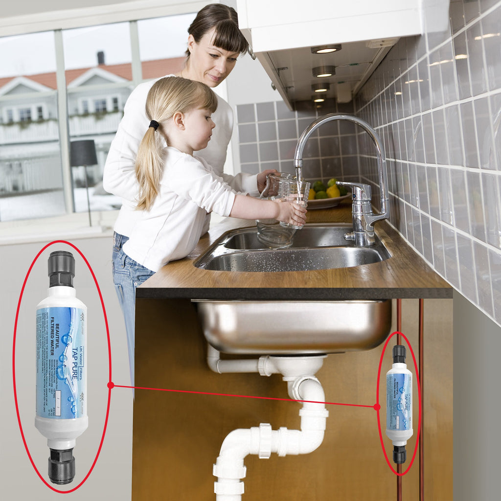 Instant Tap Water Filter with 2 Extra Filters