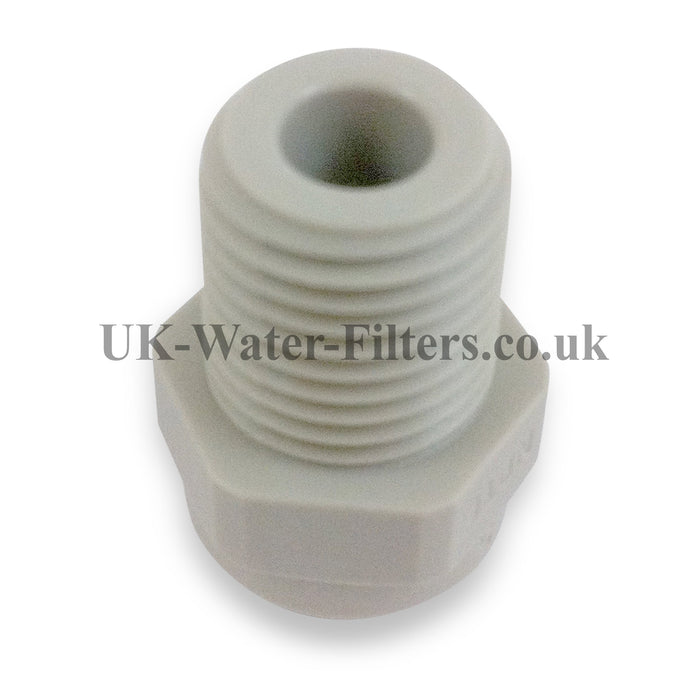 Connection Adapters Pair 1/4" NPTF Male x 1/4" Pushfit