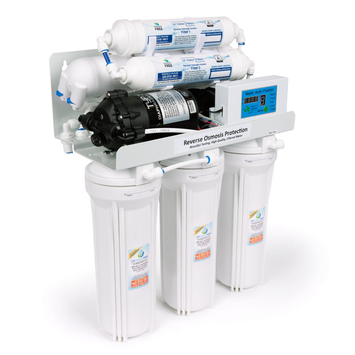 Reverse Osmosis System with Booster Pump for Low Pressure