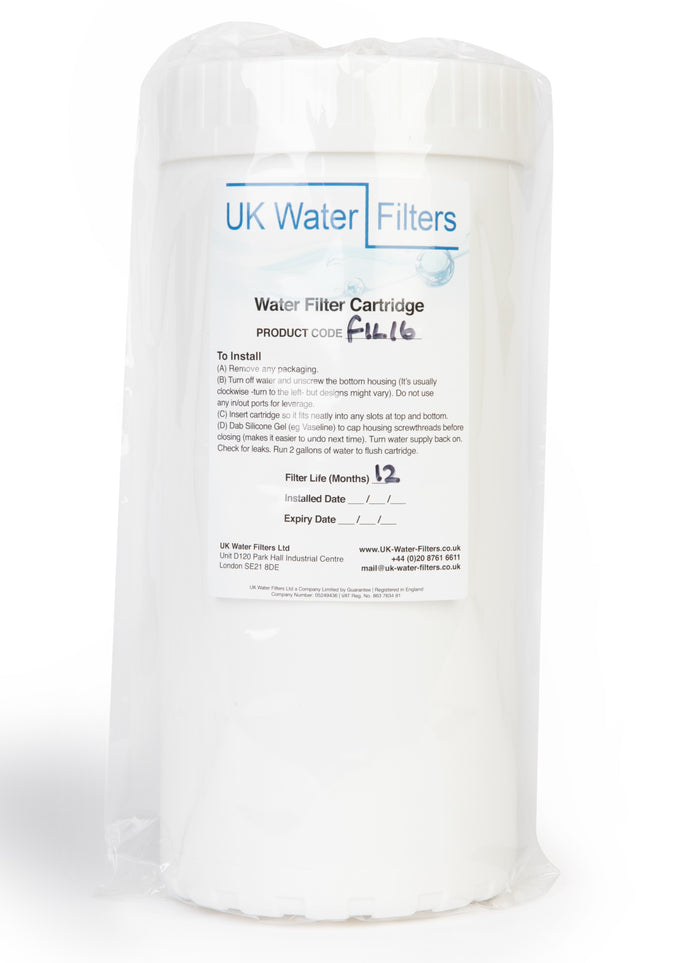 Whole House Filter Renewal Double Unit - Standard Size - Code FIL16C (old code WHS-BB-CA-10-C)