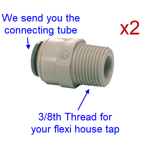 Undersink Filter Starter Kit - to Replace Brita P1000 Plus Anti-Scale Filter