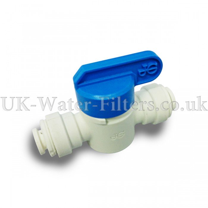 John Guest shut off valve for 8mm - 5/16ths