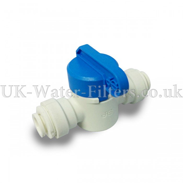 Quick Connect in Line Shut Off Valve for 5/16ths - 8mm Tubing