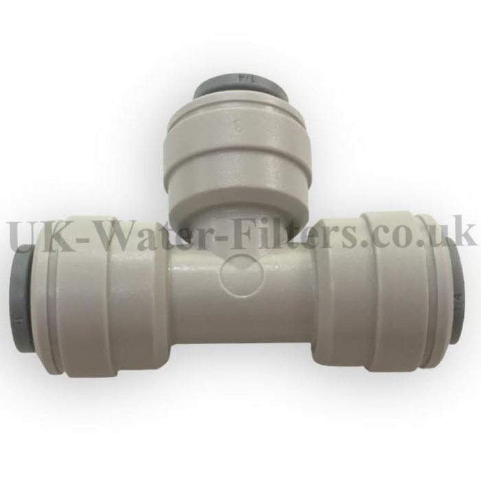 Three way 1/4 quarter inch ie 6.4mm tube connector