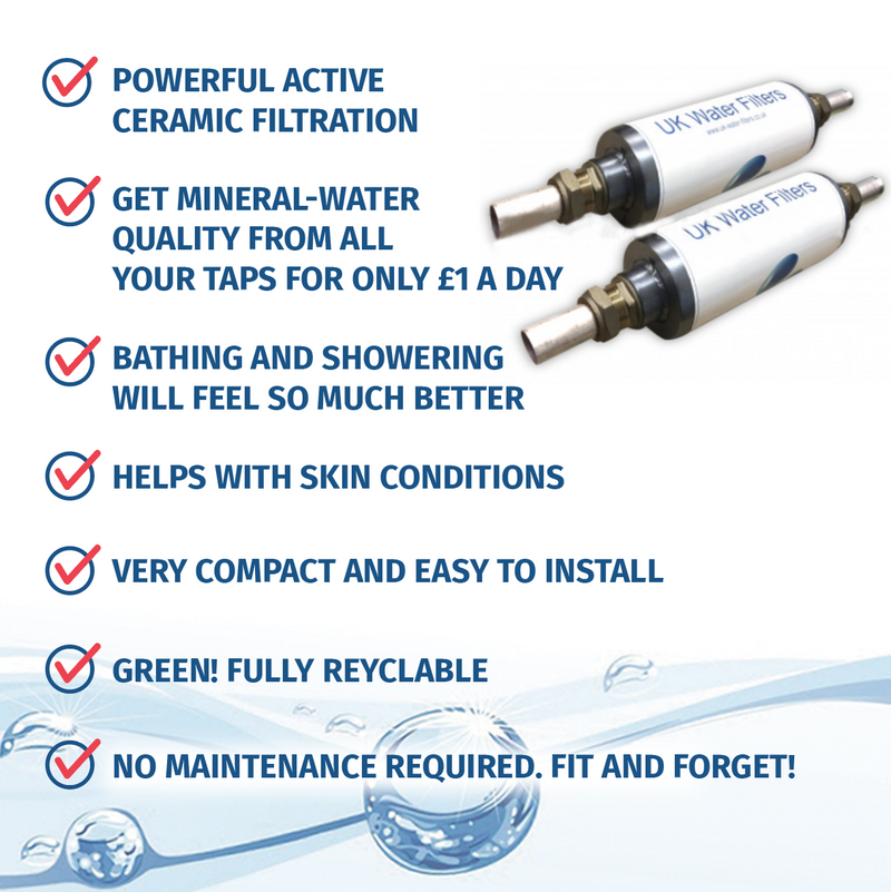 Large Domestic Water Filter Double Unit 40 L / Minute Flow Rate